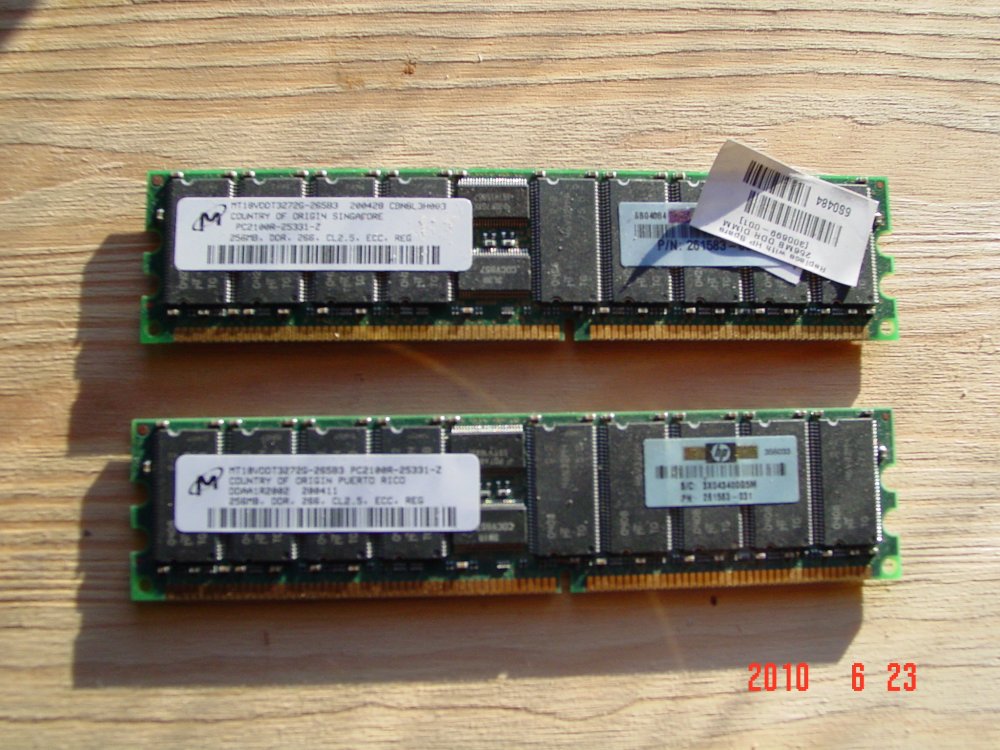 DDR 266 256 RAM