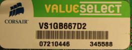 Corsair Value Select VS1GB667D2